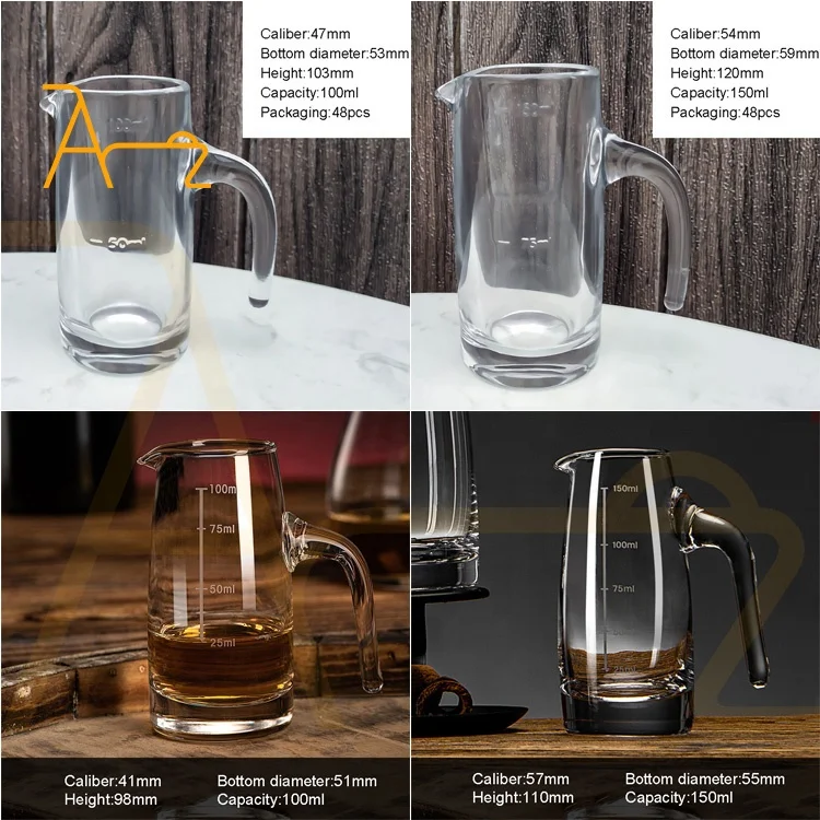 Household Restaurant Bar Large Capacity Clear Juice Water Jugs Red Wine Beer Decanter Jug Glass Set