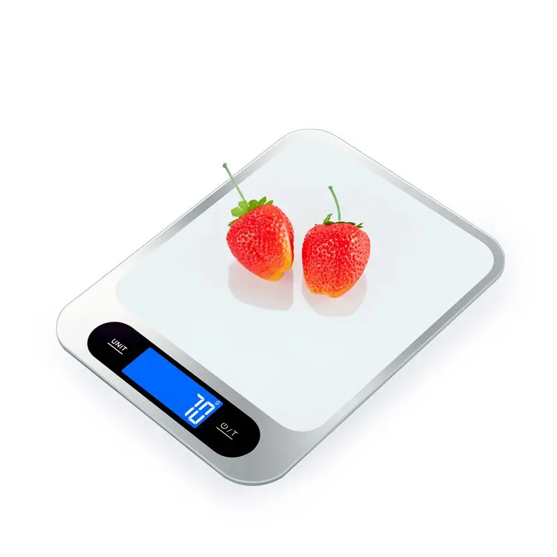 Fashion electronic usb High Accurate Touch Key Digital Food Scale Tempered kitchen glass scale