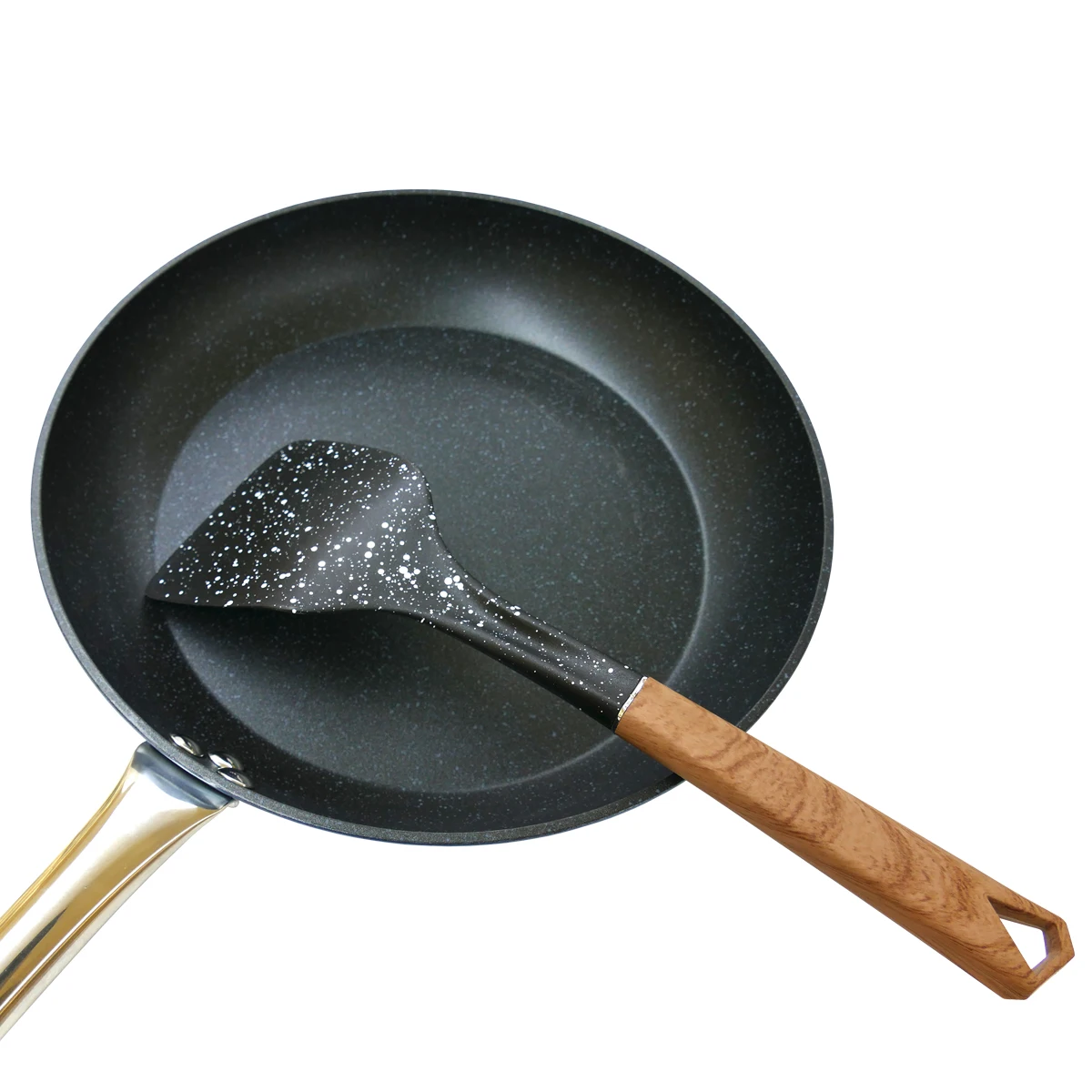 Excellent 4pcs Marble Coating Nylon Kitchen Cooking Utensils