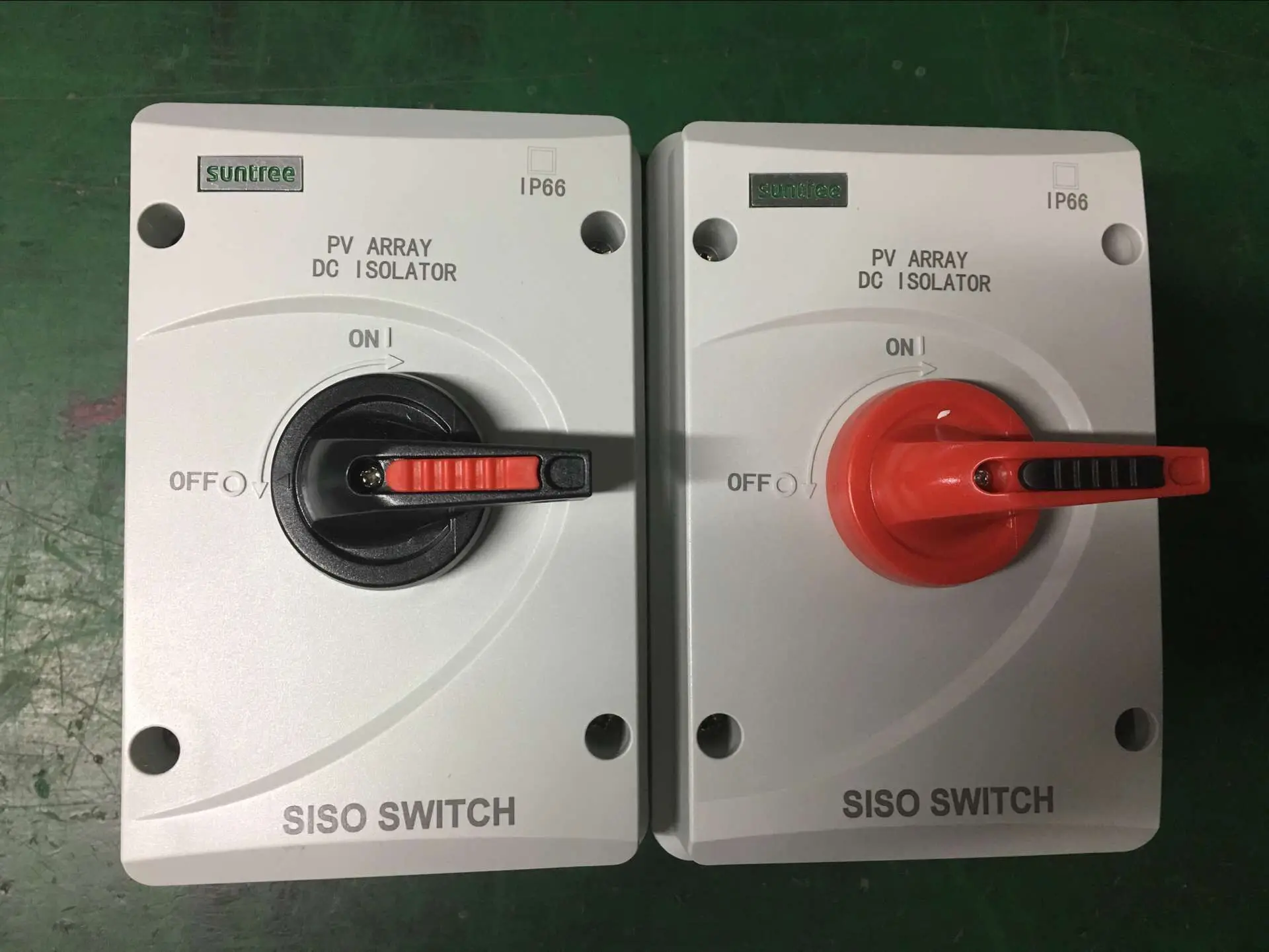 Australian Standard IP66 4P 1000V to 1200V electric solar dc isolator switch