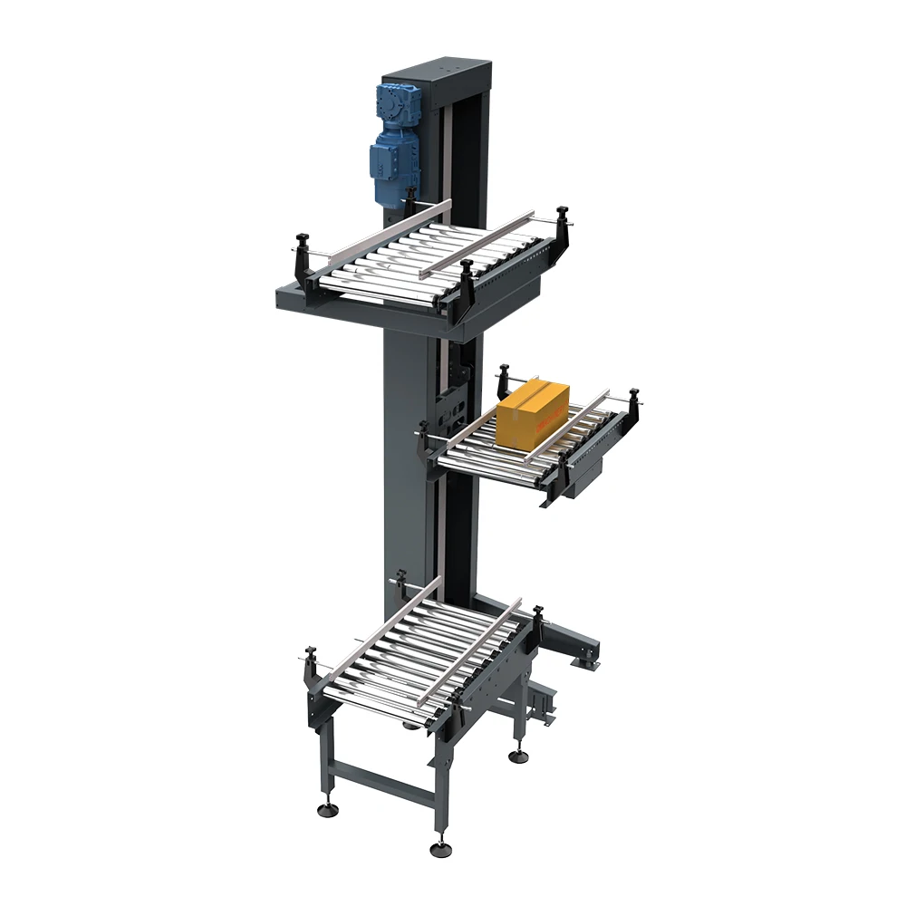 Вертикальный трансферный подъемник поршневого типа, транспортирующий различные направления