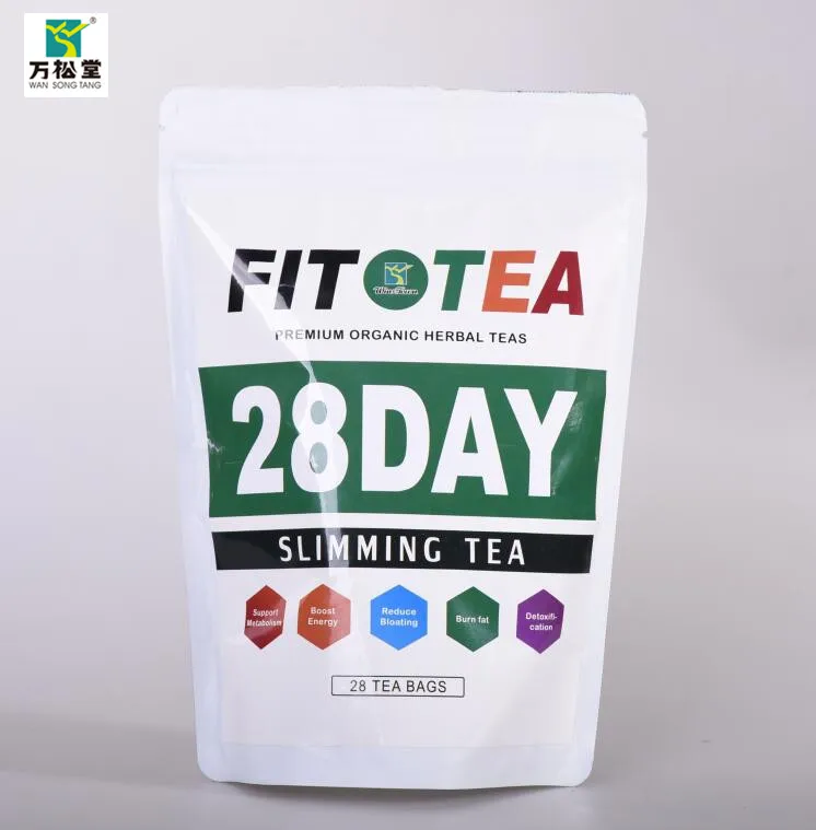 28 дней быстрый чай для похудения Очищение толстой кишки тощий живот ожог живота медицинская добавка плоского