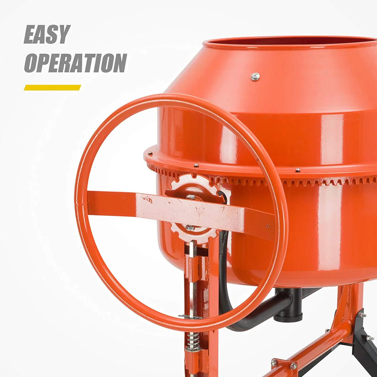 Enhanced Performance: Towable Concrete Mixer with Powerful Blades for Big Projects