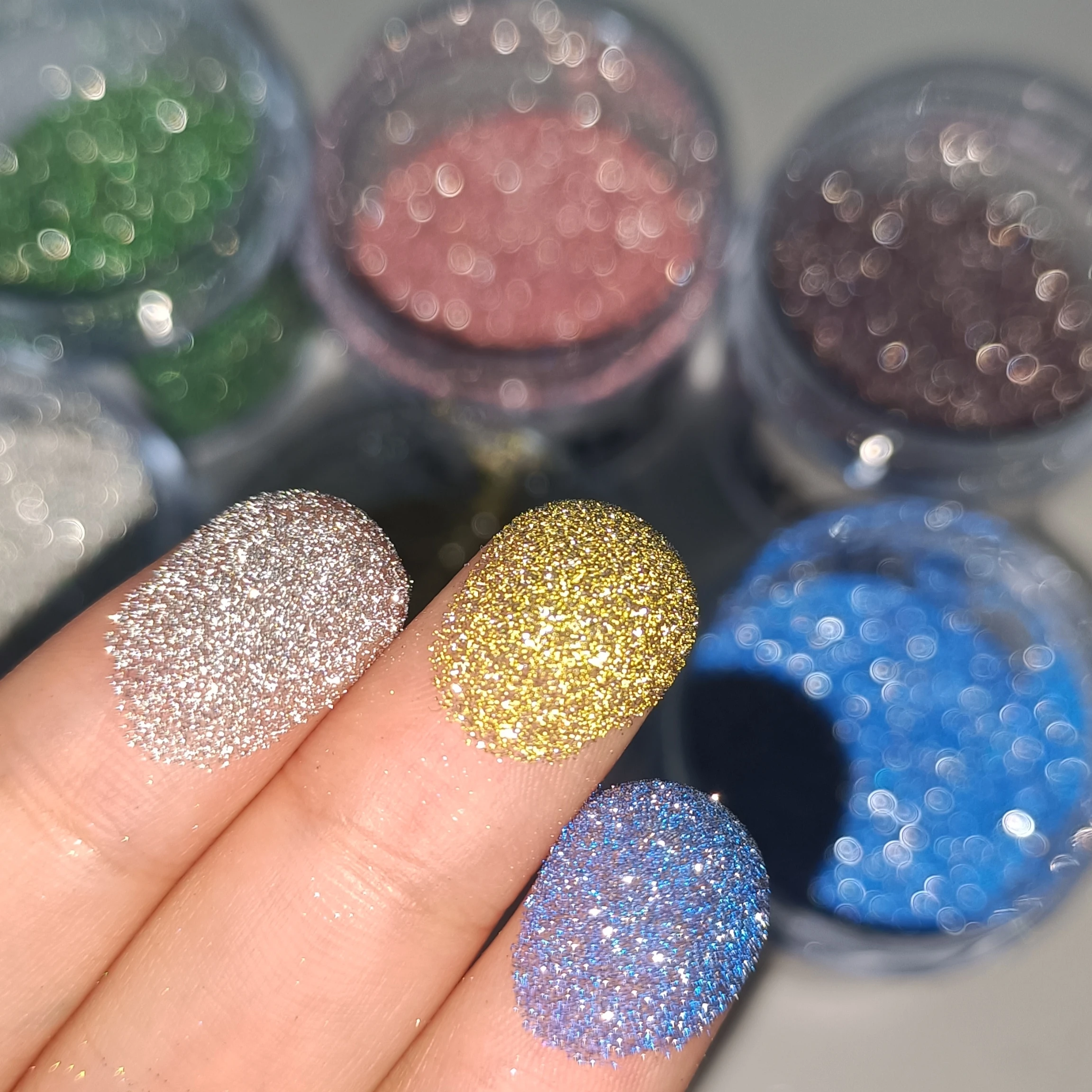 Solvent Resistant Reflective powder Diamond Glitter pigment