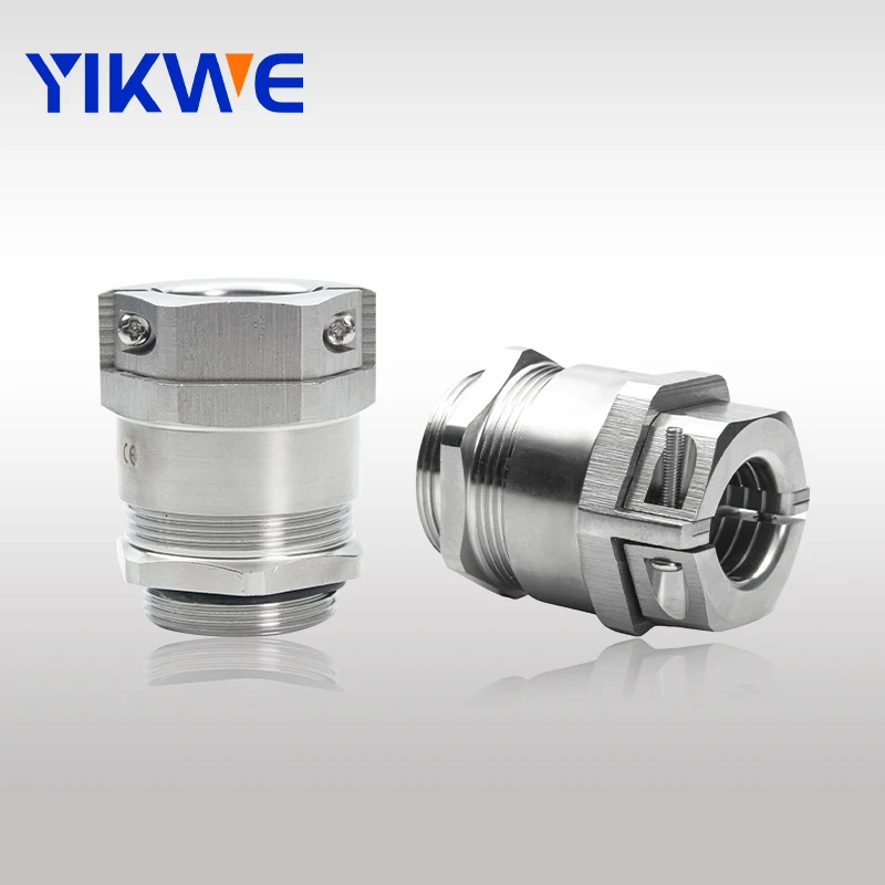 Double Lock Cable Gland waterproof IP68 PG13.5 PG 9 Stainless Steel Double Locked Metal Cable Gland