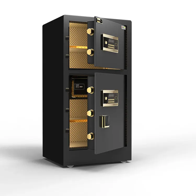 Onnais smart safe deposit box fingerprint money jewelry caja fuertes large size double door safes