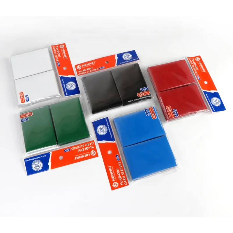
100PCS Per Pack multi-color Board Gaming Card Sleeves For Yugioh TCG game card 