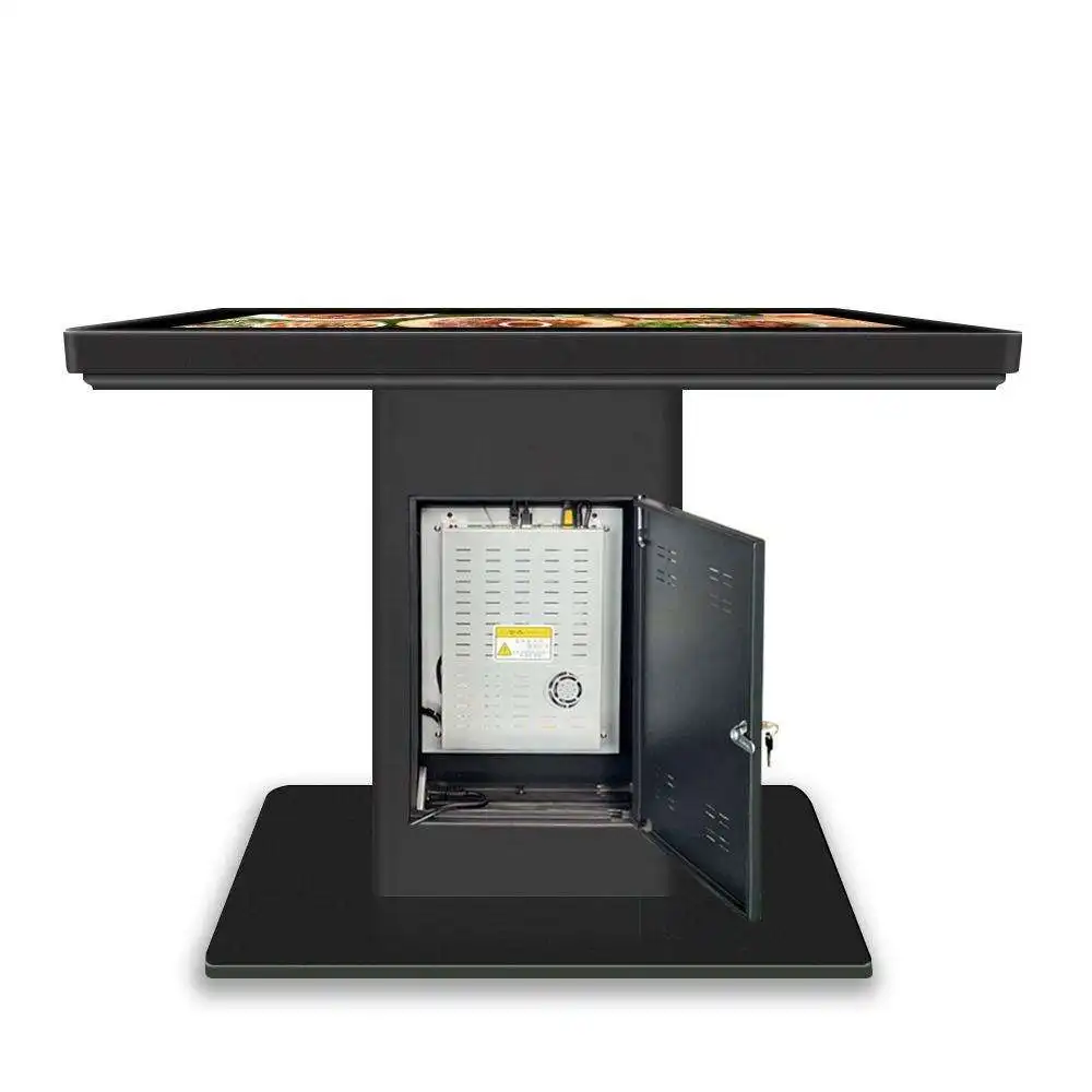 Interactive Screen Desk Smart Coffee Lcd Display Touch Table For Restaurant