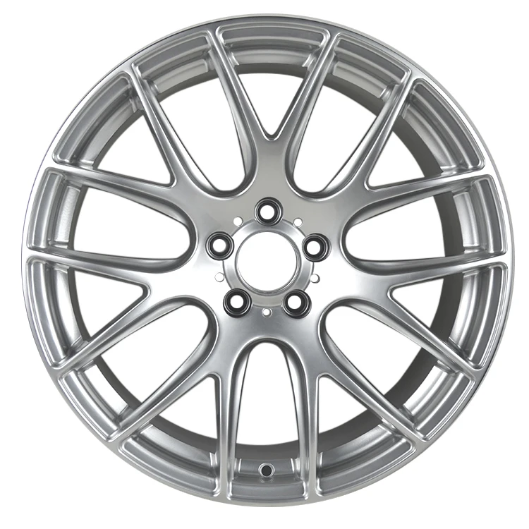 Low Price Supplier Factory Sales  Alloy Wheels  135 19Inch  5 Holes Hyper Silver Aluminum Wheel Rim Custom