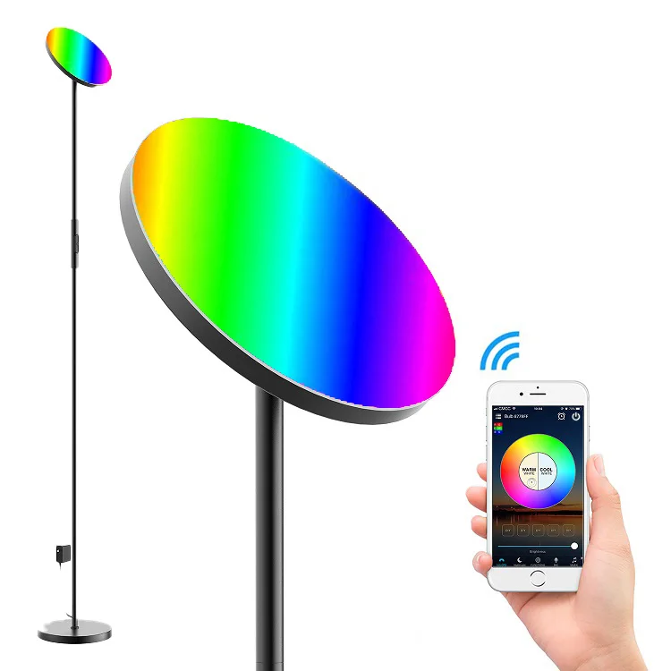 Детский 2021 китайский дизайнерский закат высокий RGB меняющий цвет светодиодный Угловой напольный