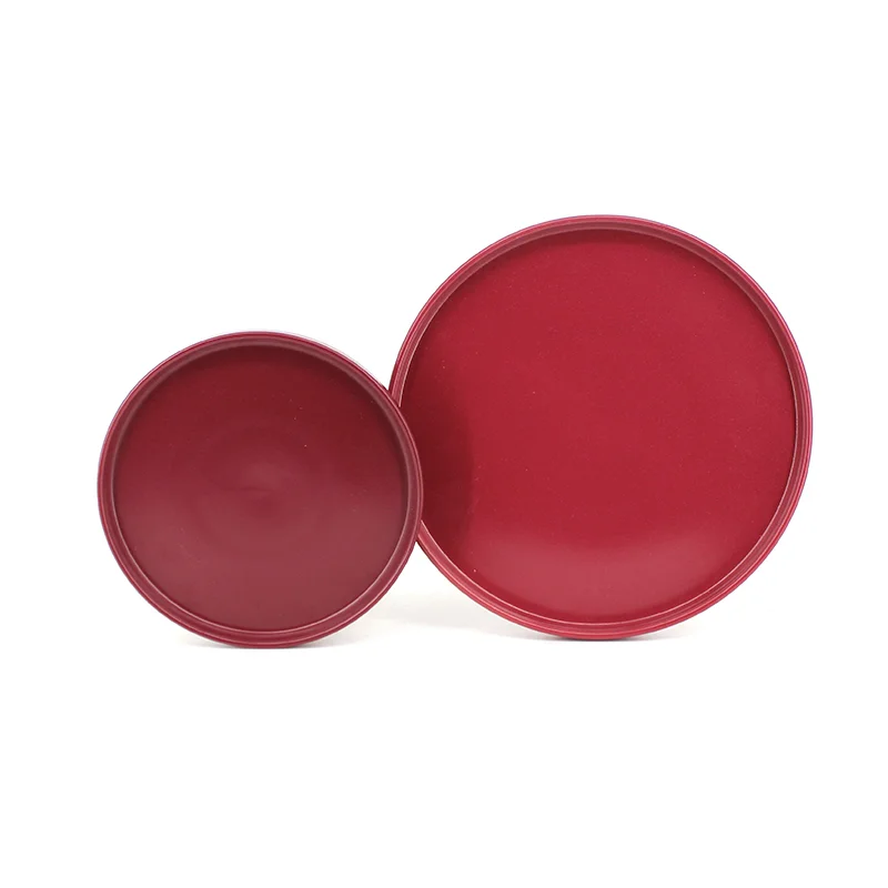 Оптовая продажа набор роскошных тарелок на заказ фарфоровая посуда