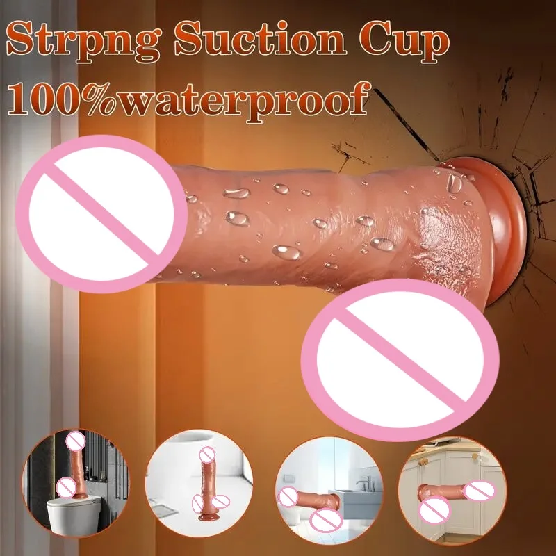 Electric simulation dildo female sex products masturbator telescopic vibration heating dildo