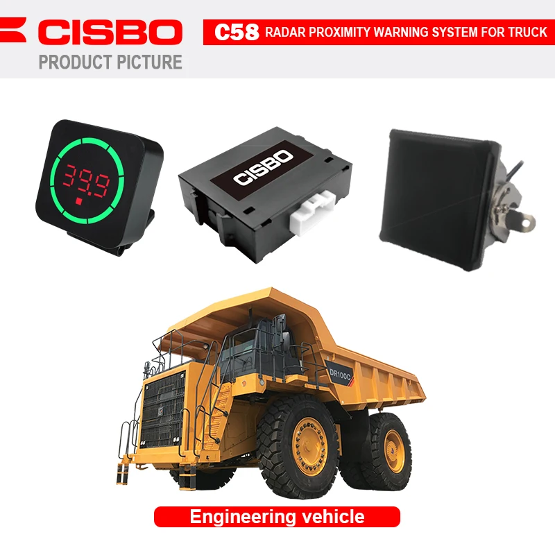 40M PWAS With Data Logger 77Ghz Programmable Microwave Object Detection Radar Reversing Alarm Proximity warning alert system