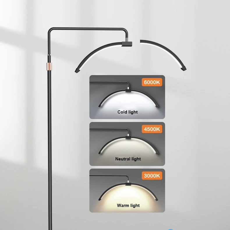 36W Half-moon Shaped Floor Fill Light LED Video Lights Led Photography studio Light For Video Shooting