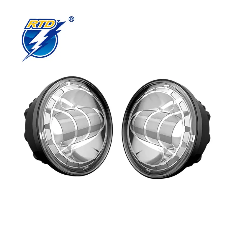 Автомобильная светодиодная фара 4,5 дюйма, 30 Вт, подходит для автомобилей и мотоциклов