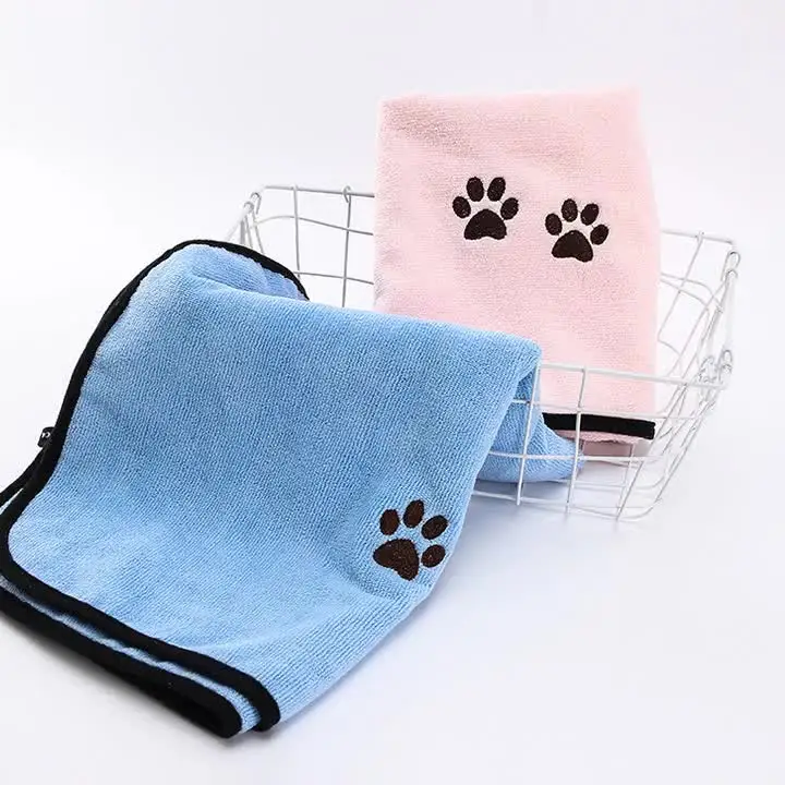 Pet products of pet cleaning dog drying towel absorbent quick drying dog bath cleaning towel microfiber pet towel for cat dog