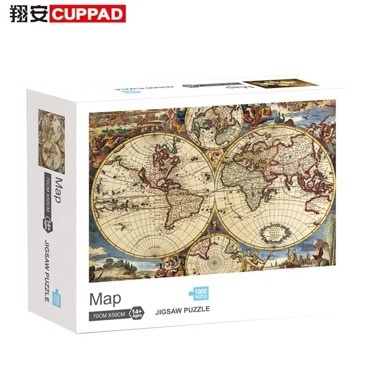 Головоломка с картой мира для взрослых от производителя, 2000 шт., оптовая продажа