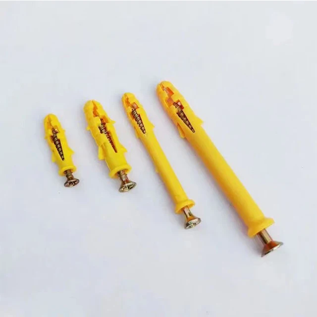 Yellow expansion plastic anchor