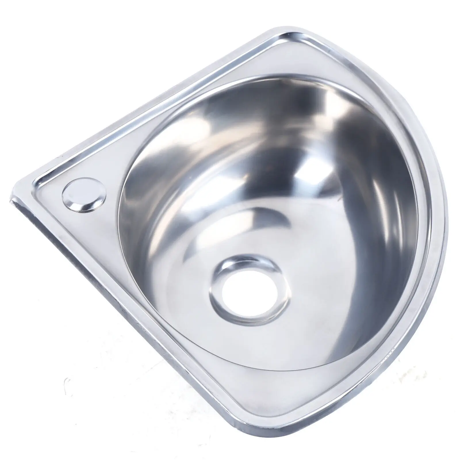 high quality wall mount 304 stainless steel hand wash corner sink