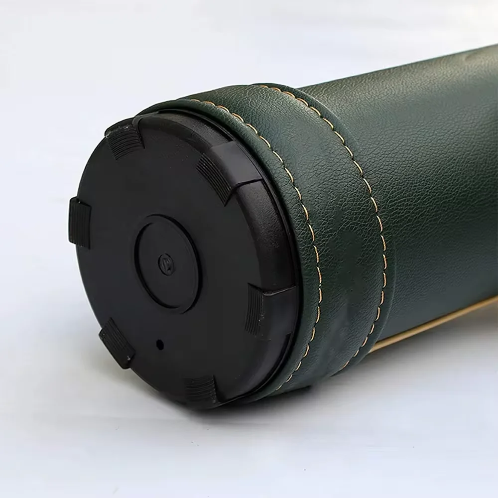 2023 portable pu leather mini golf gun bag waterproof sunday golf bag custom golf club carry bag