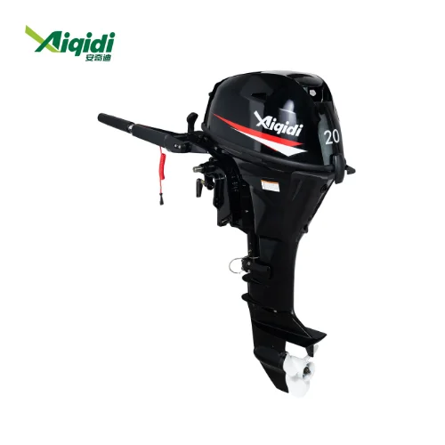 AIQIDI Popular 4 Stroke Electric Start Tiller Control Outboard Engine 20HP Boat Motor