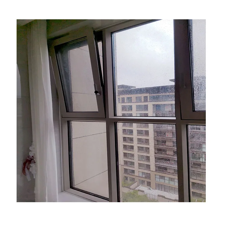 glass factory in china  aluminum frame tilt and turn windows Safety tempered Glass