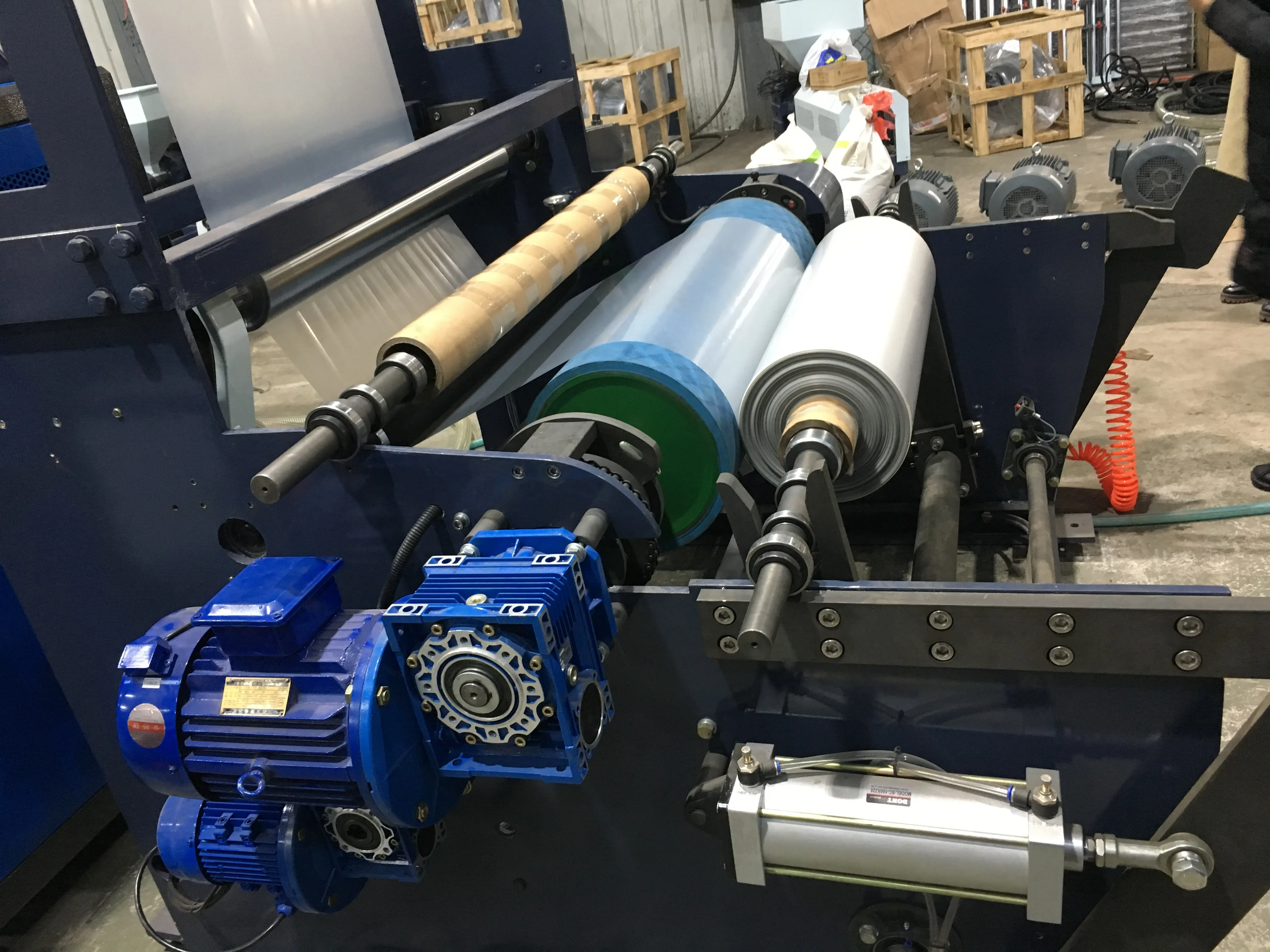 
SS-3L 3 Layer Rotary Die Head Blowing Film Extruder Machine 