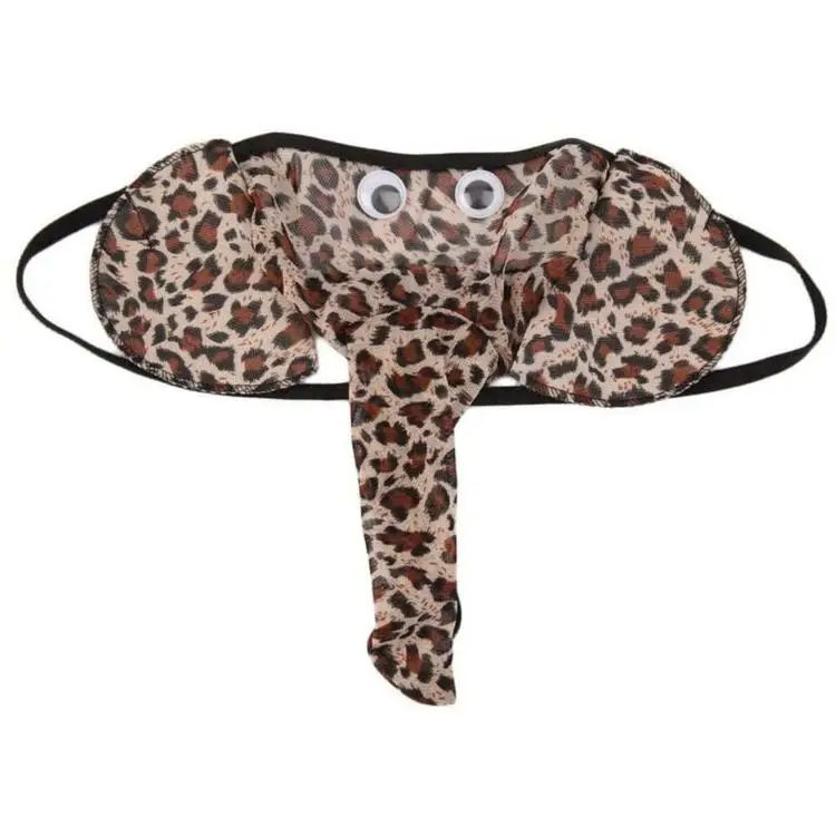 Breathable Mid Waist U Convex Capsule Sexy Elephant Nose Panties Sissy Mens Underwear String Men Underwear Thong Sexy g string
