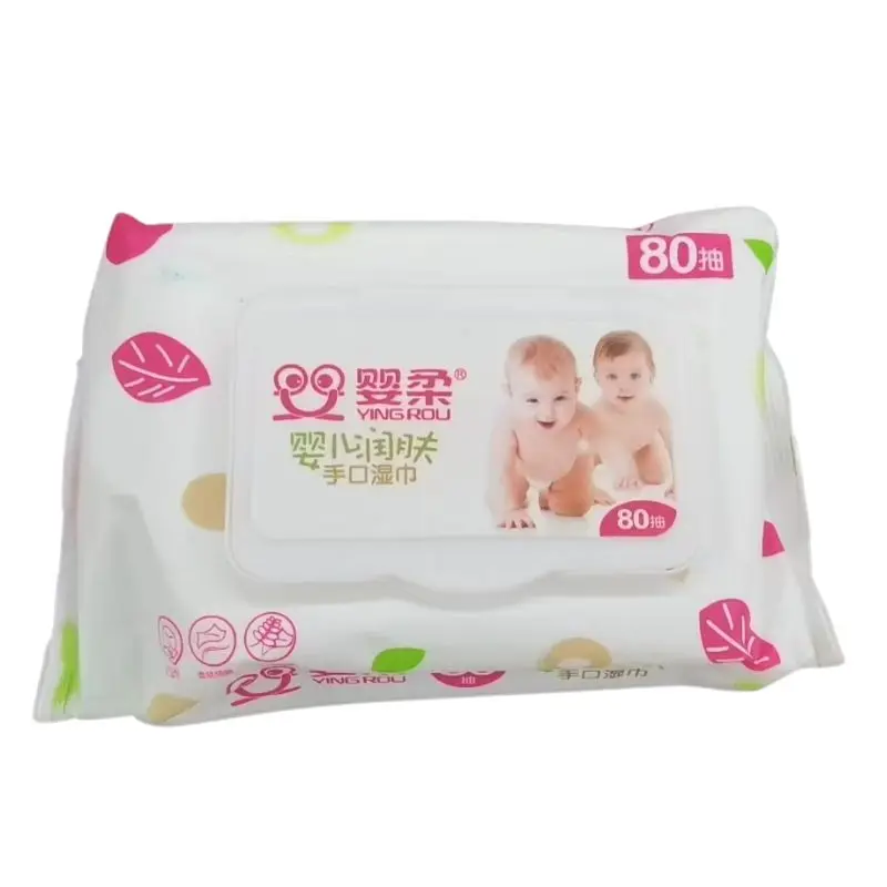 Stocklot Alcohol Free Baby Wet Paper Manufacturer Soft Baby Cloth Paper Tissues Hygiene Product