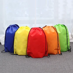 Hot Sale Multicolour Non Woven Bag Drawstring Dust Bag On Stock