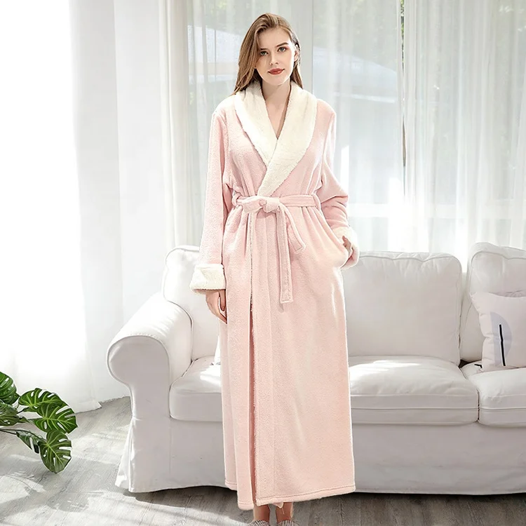 New desgin cotton sleepwear polyester bride family bathrobe set for couple