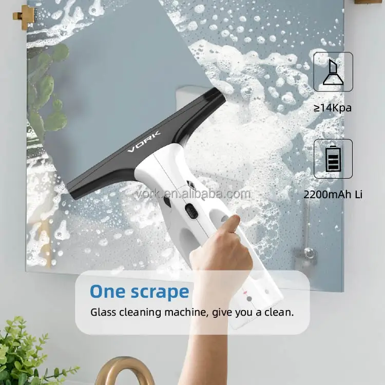 New Style High Quality Extendable Window Glass Spraying Squeegee Vacuum Cleaner With Collection Bottle