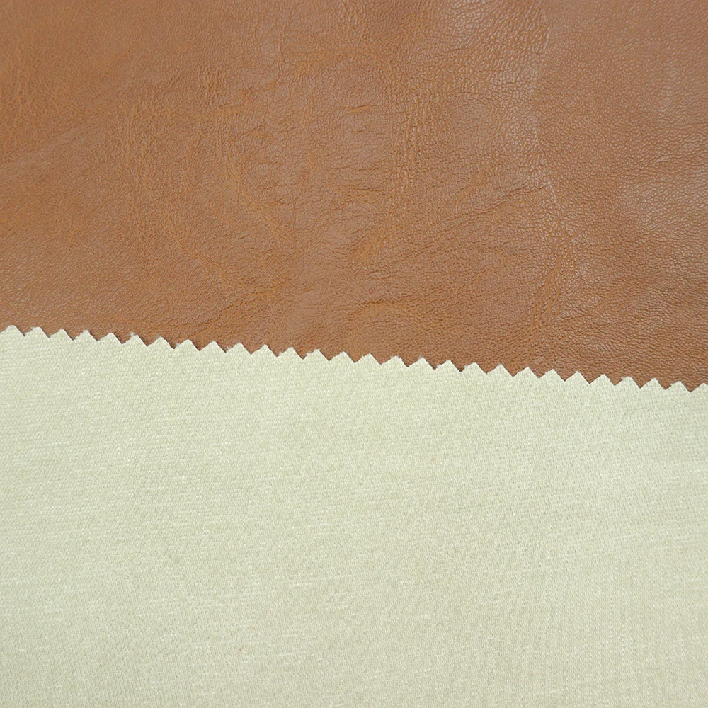 Colorful Material Polyester Rayon PU Synthetic Leather Material Pattern Microfiber Fabric For Garments