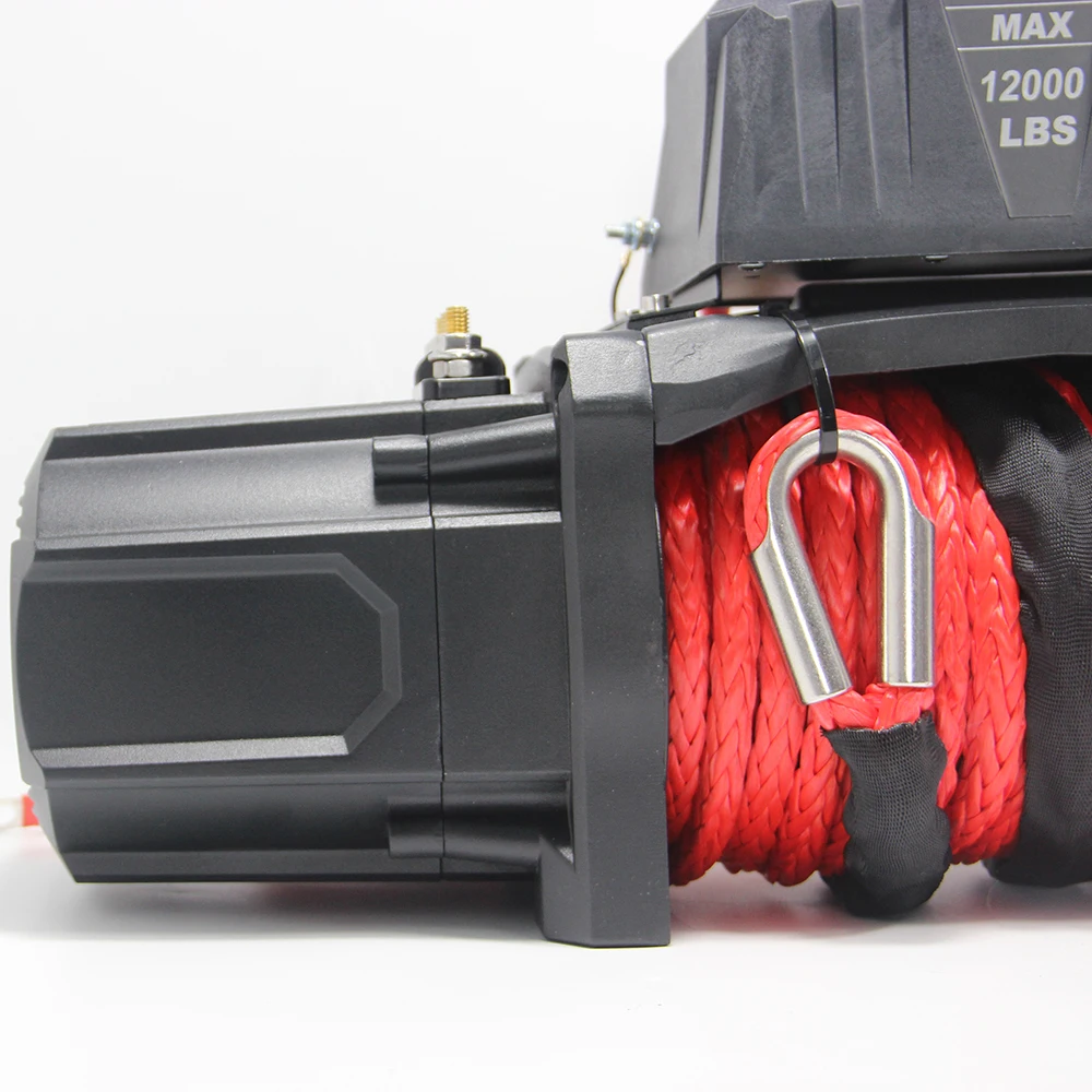 DAO 12v 5000kg -10 ton electric trailer and off road winch pull cable winch 4x4 12v for sale