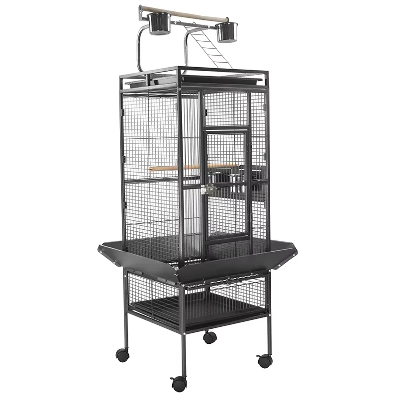 Joysing Wholesale the Best Quality Large Metal Material Aviary Pet Parrot Roof Breeding Bird Cage