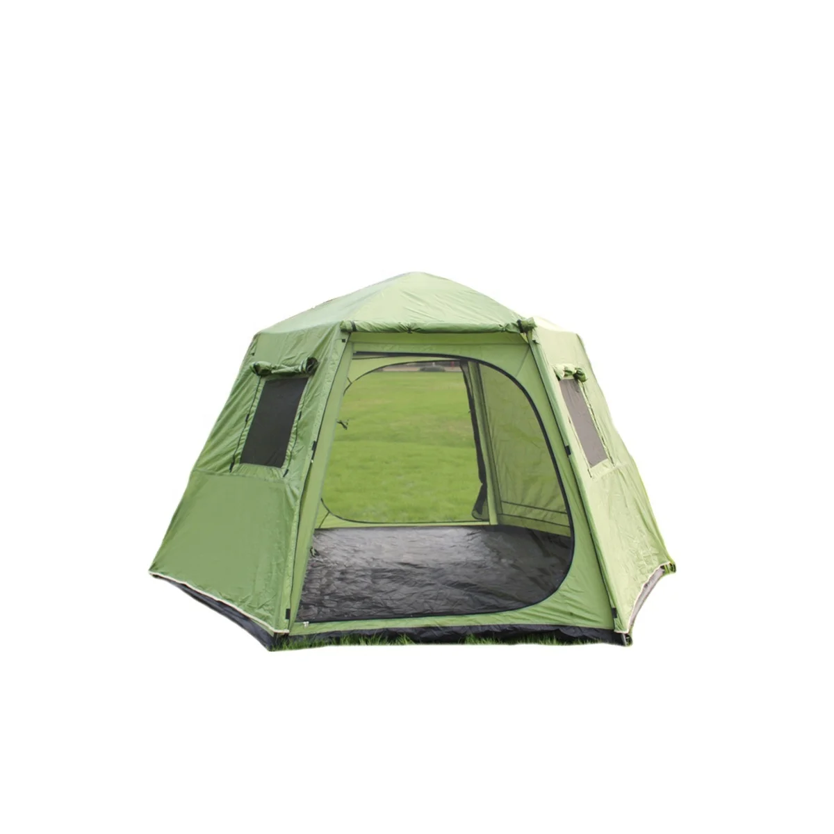 New design high quality 3-4/6-8 person waterproof 2 piece outdoor automatic pop up camping tent