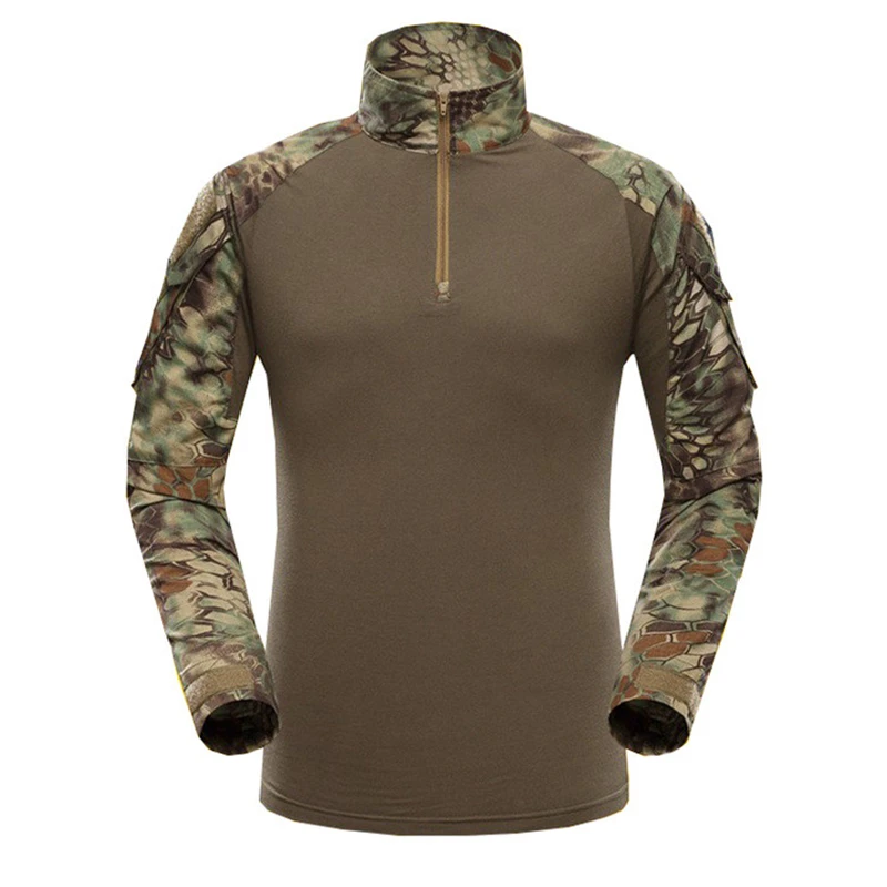 
Multicam Army New Military Acu Uniform Tactical Camouflage Combat Set Airsoft War Game Shirts Pants With Pads 