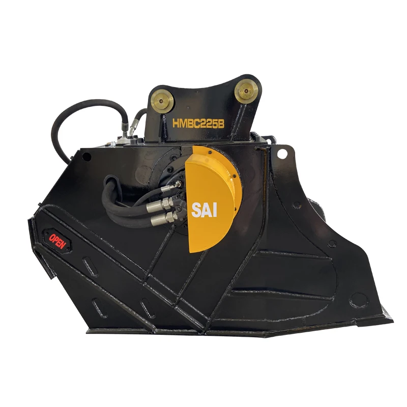 HOMIE 20 tons jaw crusher bucket with SAI motor