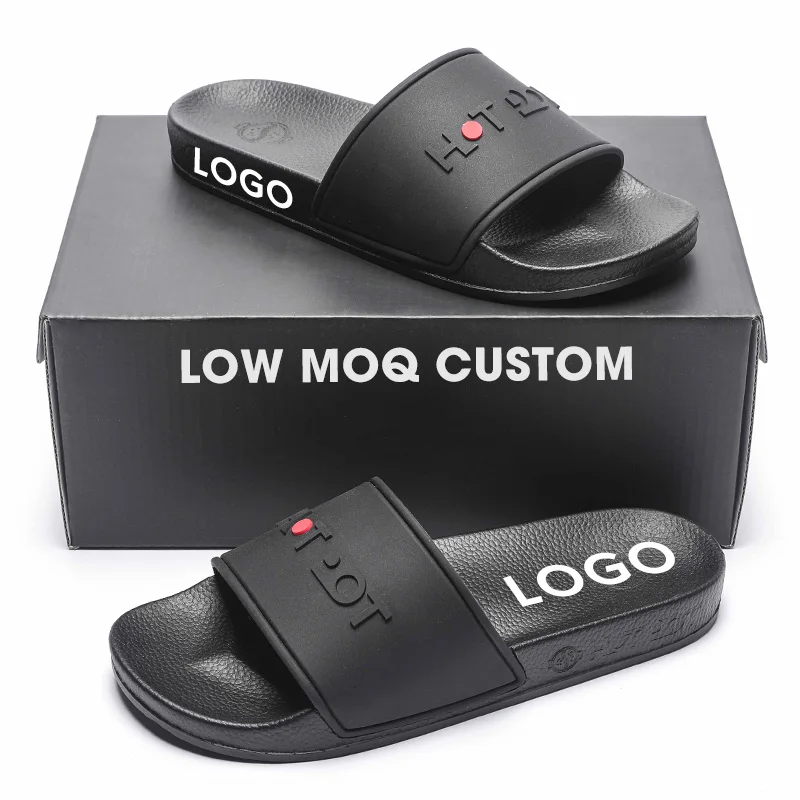 Designer Sandals Customized Slides,Custom Logo Black Slides Sandal Men,Custom Printed Slippers Slides Footwear