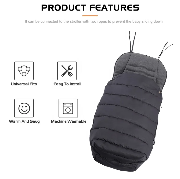 Winter down baby sleeping bag light grey large girls extra long stroller footmuff pram liner review