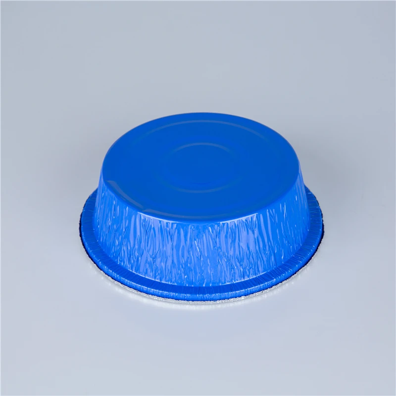 555ml kitchen use household aluminum foil cake pans disposable microwavable aluminum foil round baking pan
