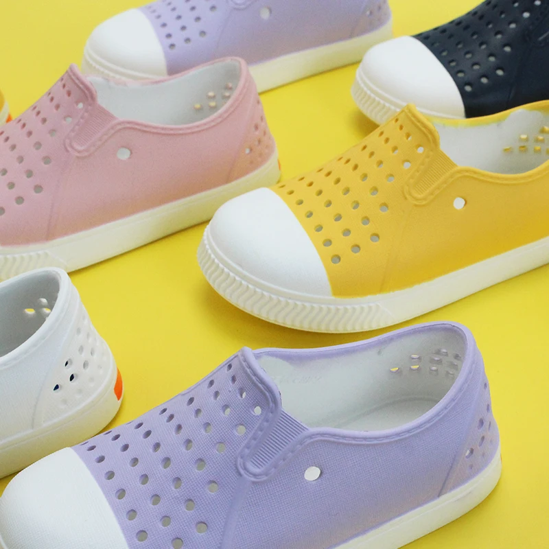 GRS GRS amphibious kid child anti-slip clogs shoes soft EVA sustainable material sneaker injection sandal with air hole