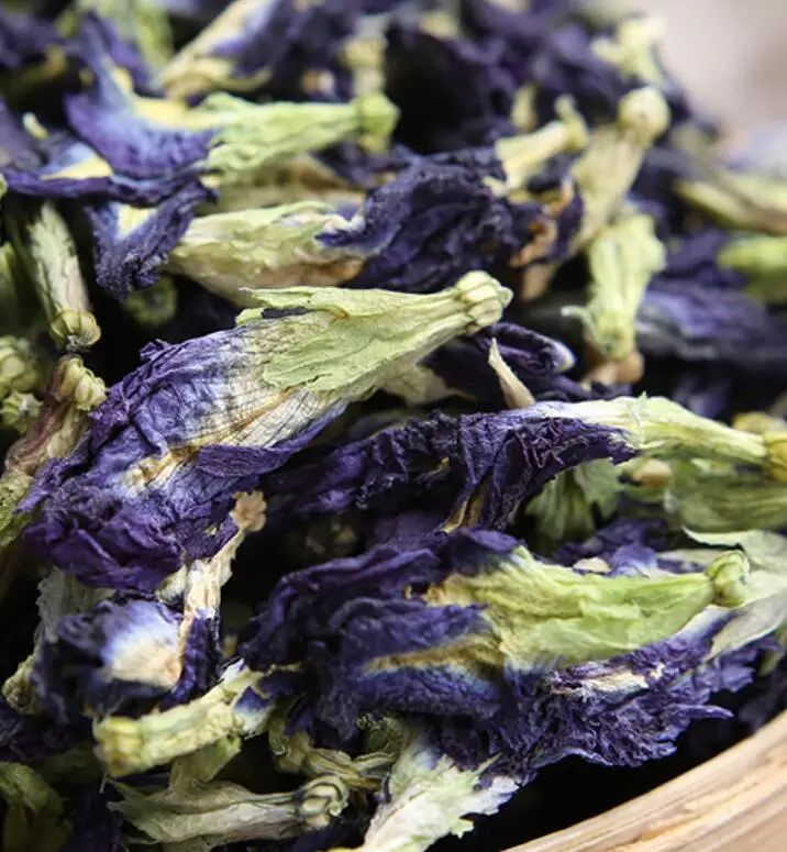 Non-Organic dry Thailand natural pure butterfly pea flowers tea