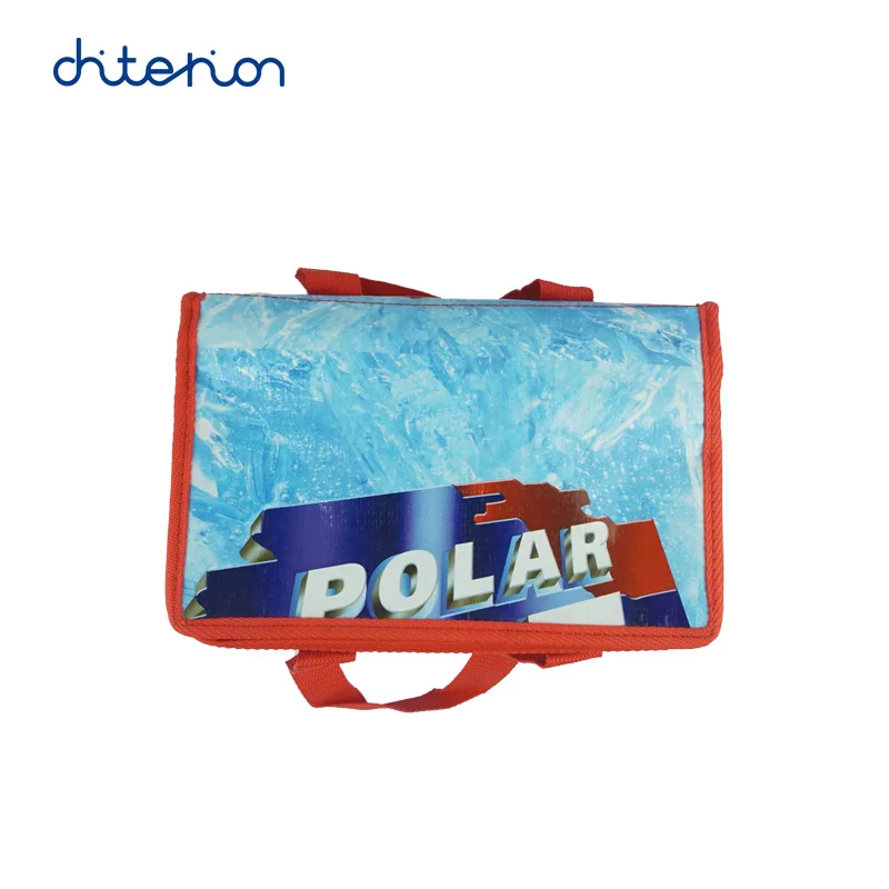Chiterion PP/PE Woven Insulated Thermal Bolsa Milk Drink Cooler Bolsa Lunch Tote Box Cool Ice Bag for Kids Women School Office