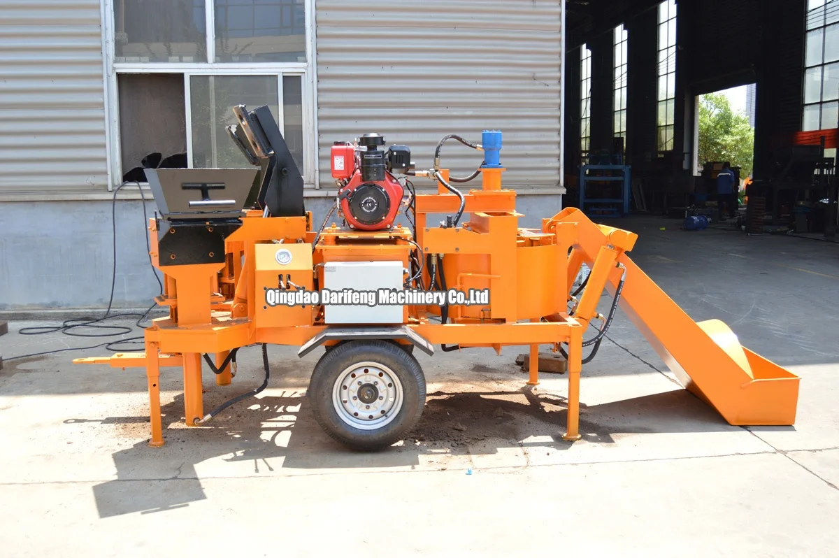 M7m1 Mobile Model Building House Clay Interlocking Brick Machine for Myanmar M7mi Twin Super Block Making Machine Price