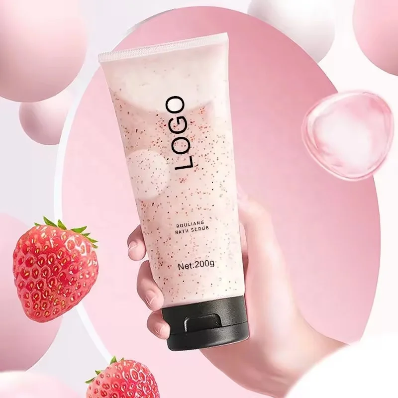 100% Pure Natural Body Whitening Cream Gently Exfoliating and Smoother Watermelon Body Scrub with Milk Ingredient