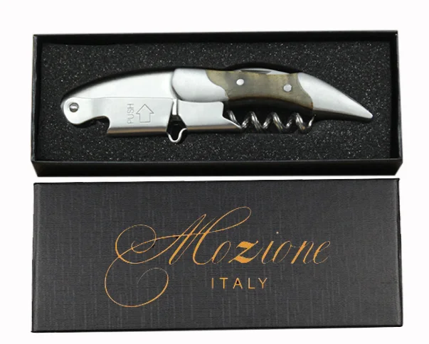 Nice Bottle Opener Waiters Cork Screw Opener Bartenders Multi Colored Classic All in one Corkscrew Double Hinged Corkscrew