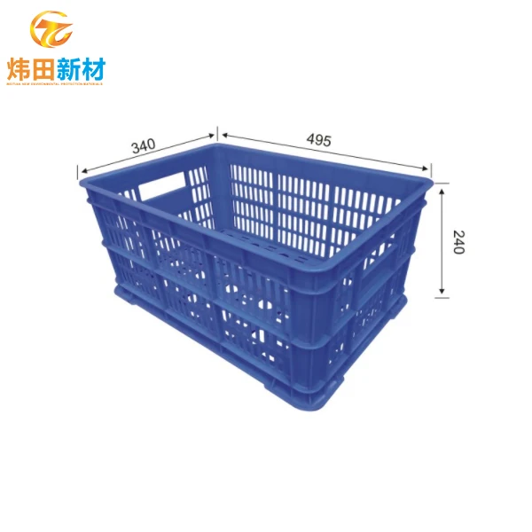 Economic manufacturing wholesale price used Egg fruit vegetable Storage HDPE Strong shipping Transport Basket Plastic Crates