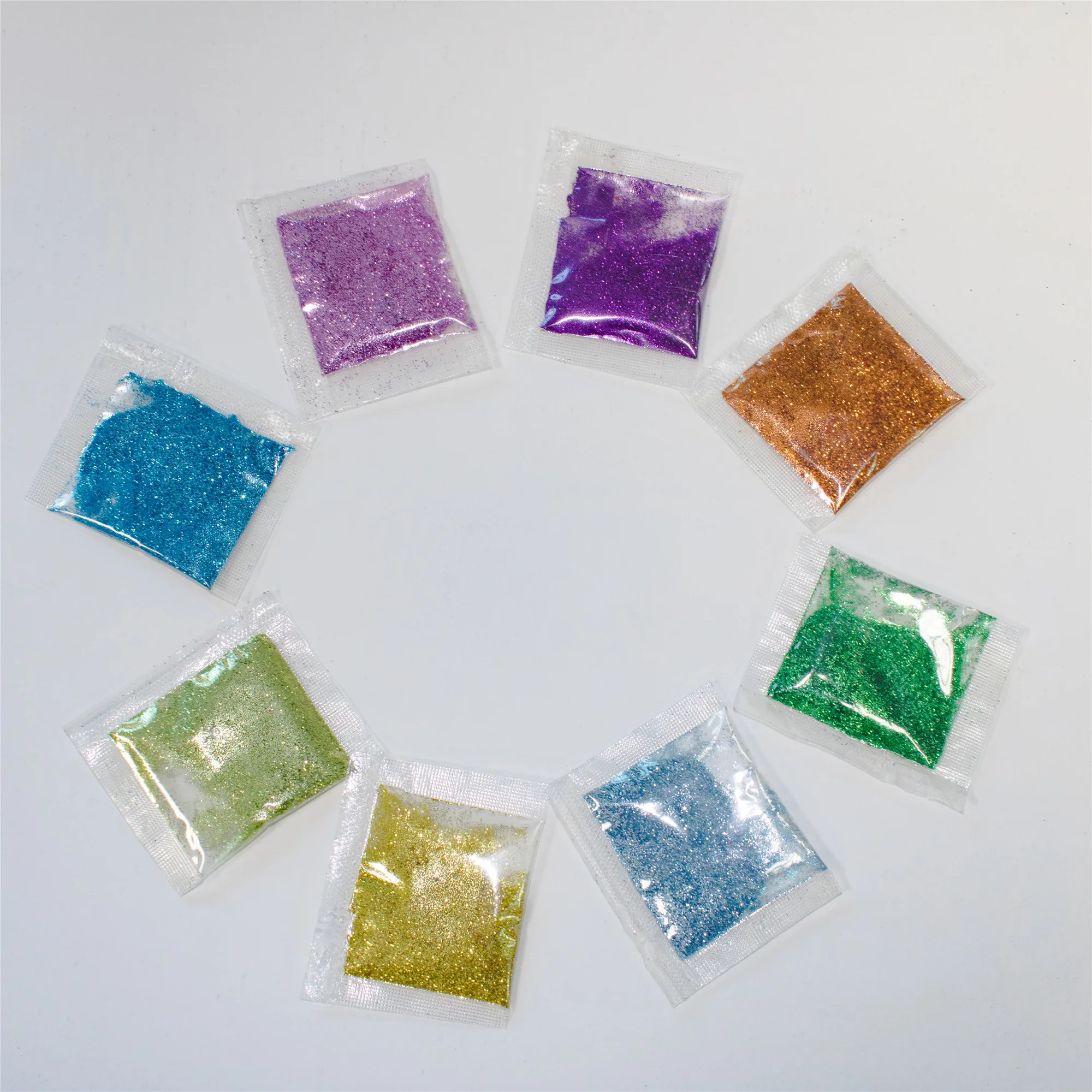 Wholesale Color Glitter Powder for Cosmetic Christmas Decoration Holographic PET DIY Craft Nail Art Glitter Powder Free Sample