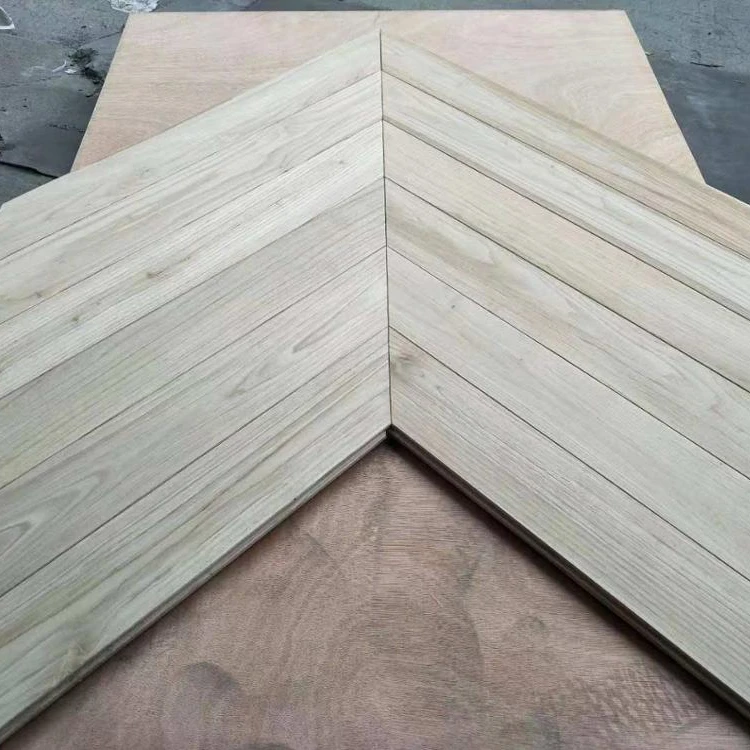 unfinished American Oak engineered Chevron parquet floors